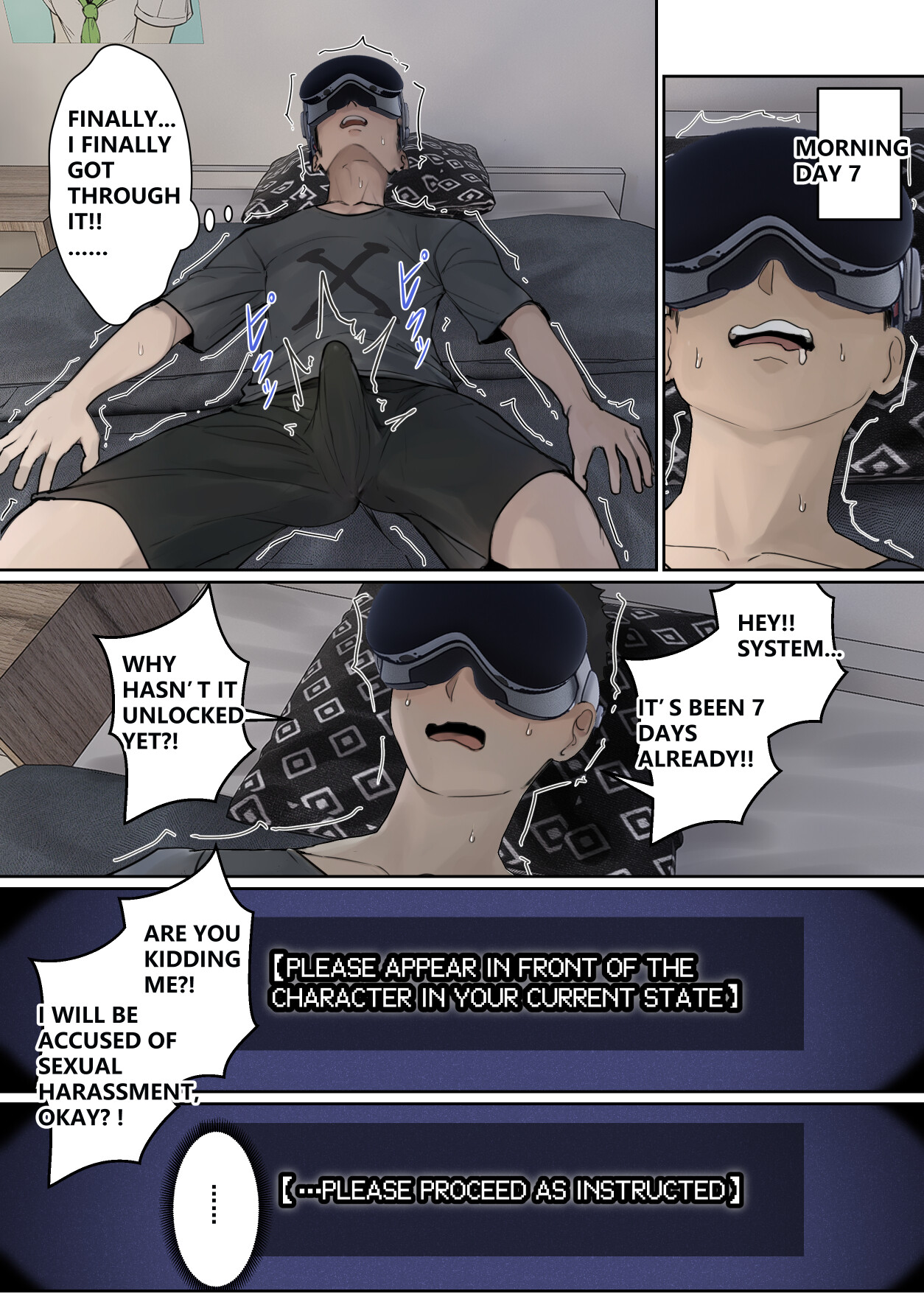 Hentai Manga Comic-My AR glasses can see various stats about my foster sister?!-Read-59